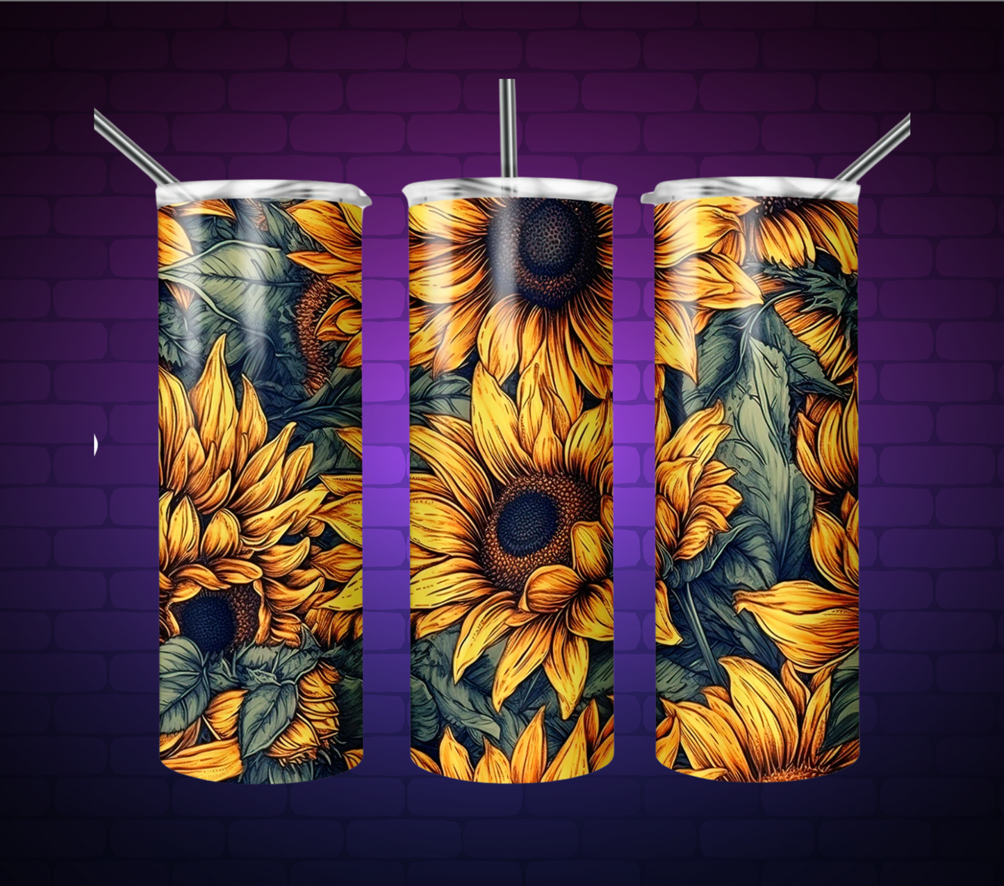 Sunflower- 20oz Tumbler Wrap