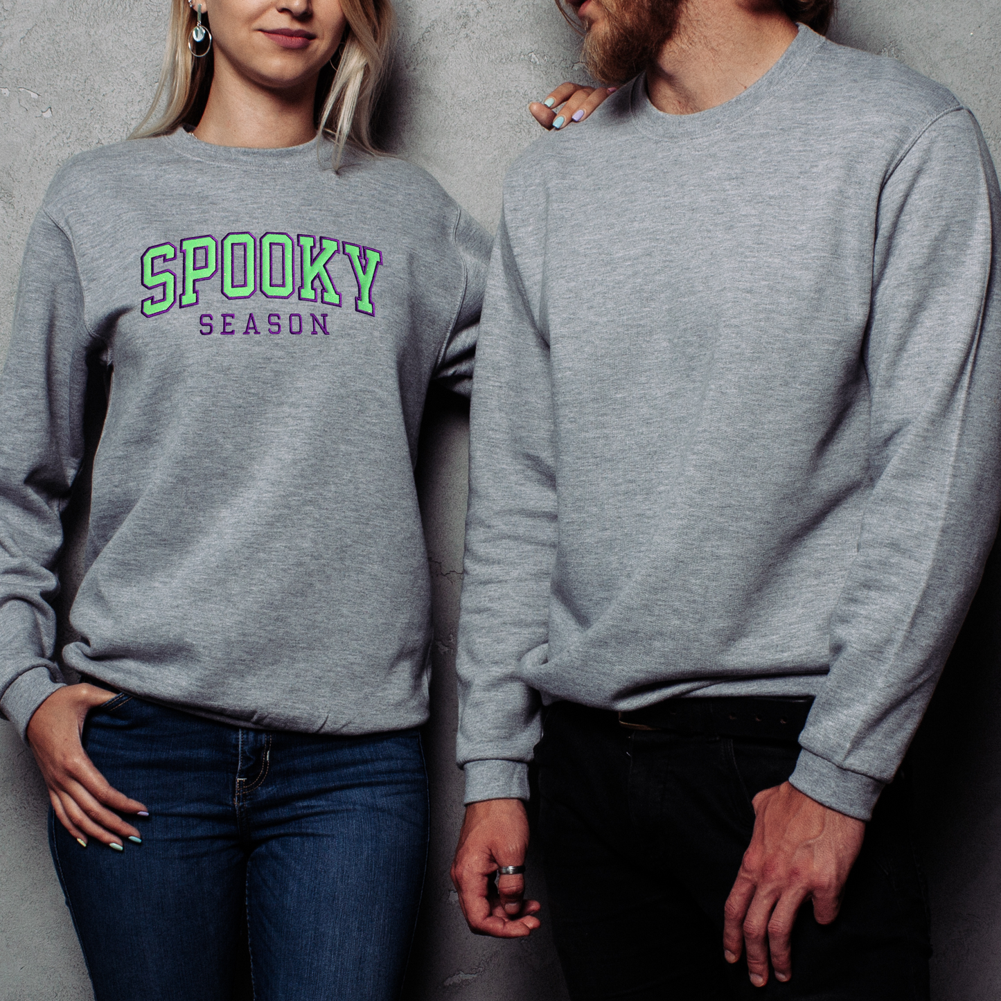 Spooky Season Embroidered Sweatshirt