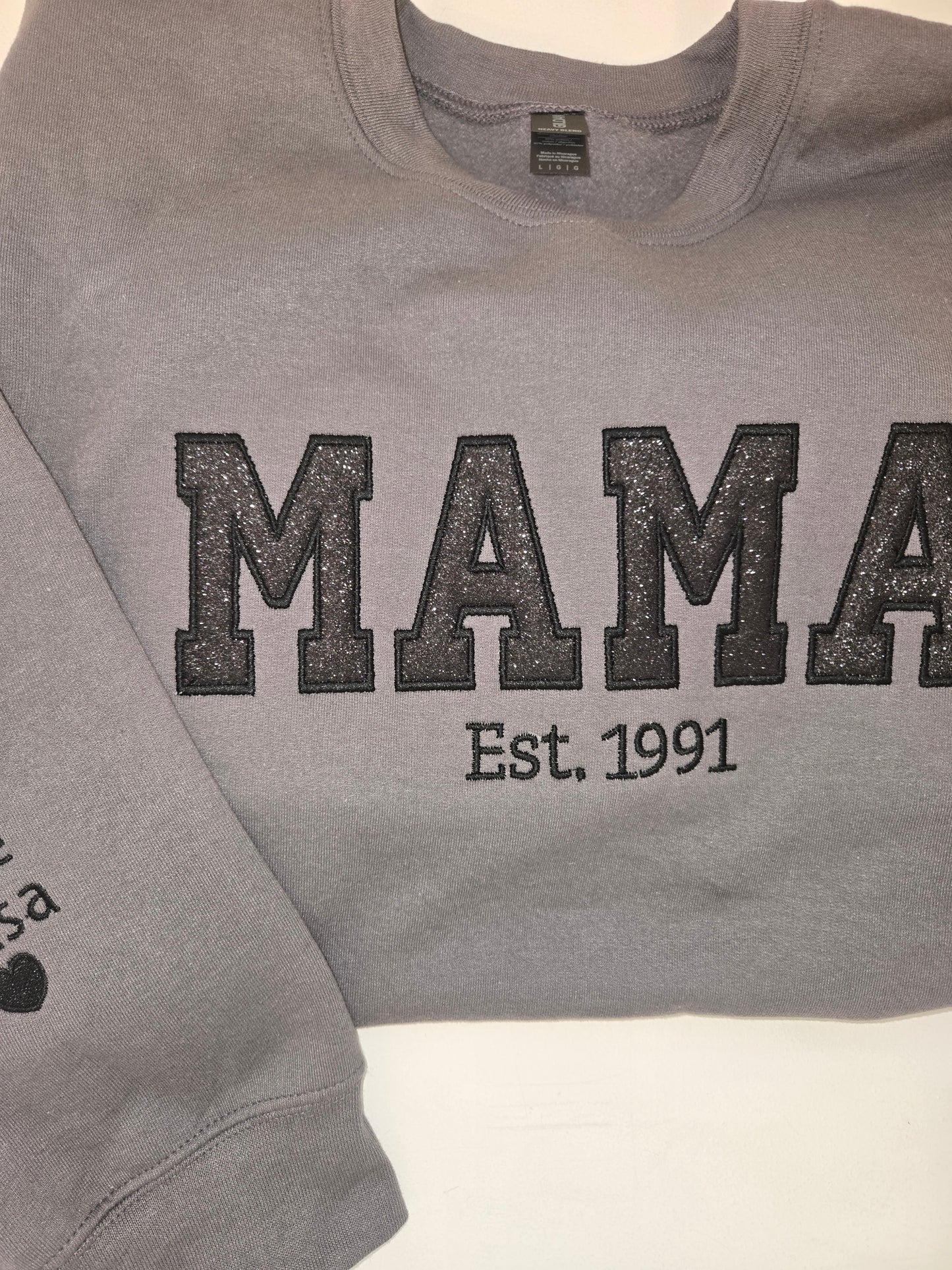 MAMA Embroidery SLEEVE Design