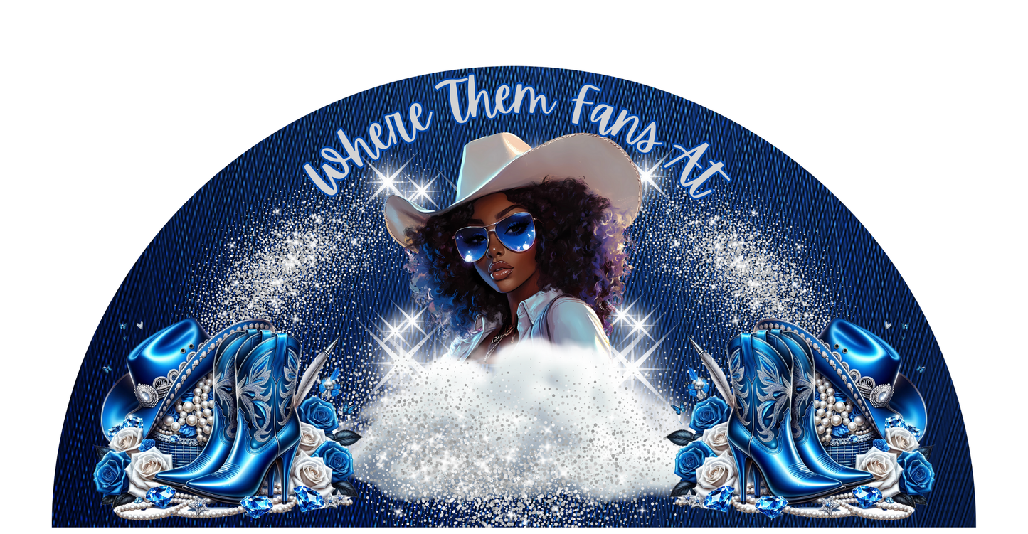 Clack Fan Where them Fans At?- Sublimation Transfer