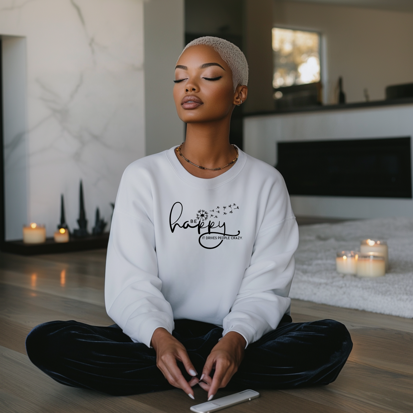 Be Happy - Screen Print Transfer