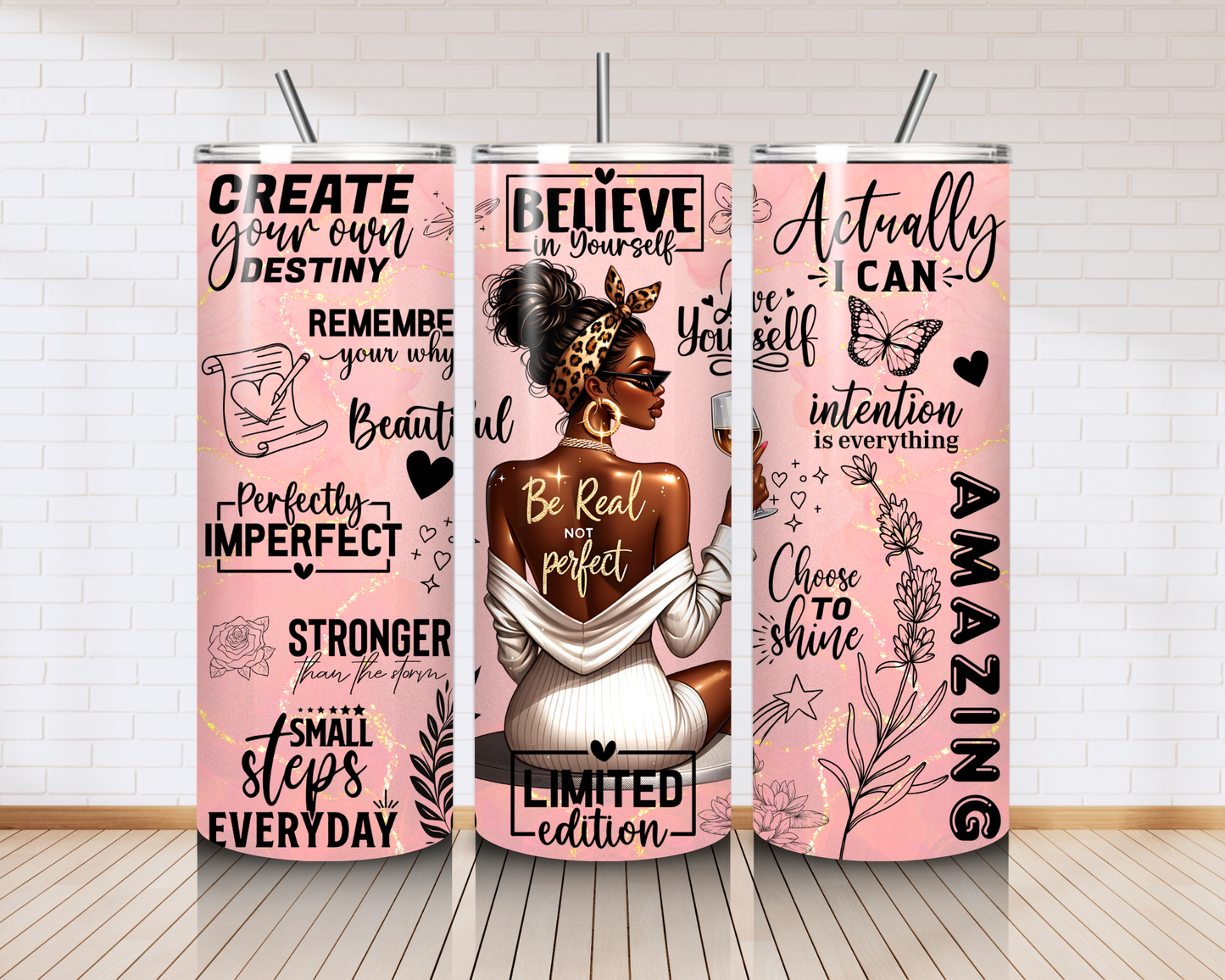 Believe PINK - 20oz Tumbler Wrap