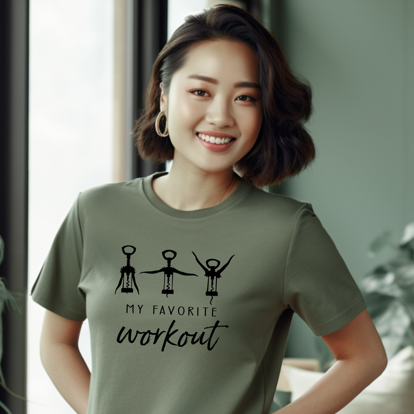My Favorite Workout- Screen Print Transfer