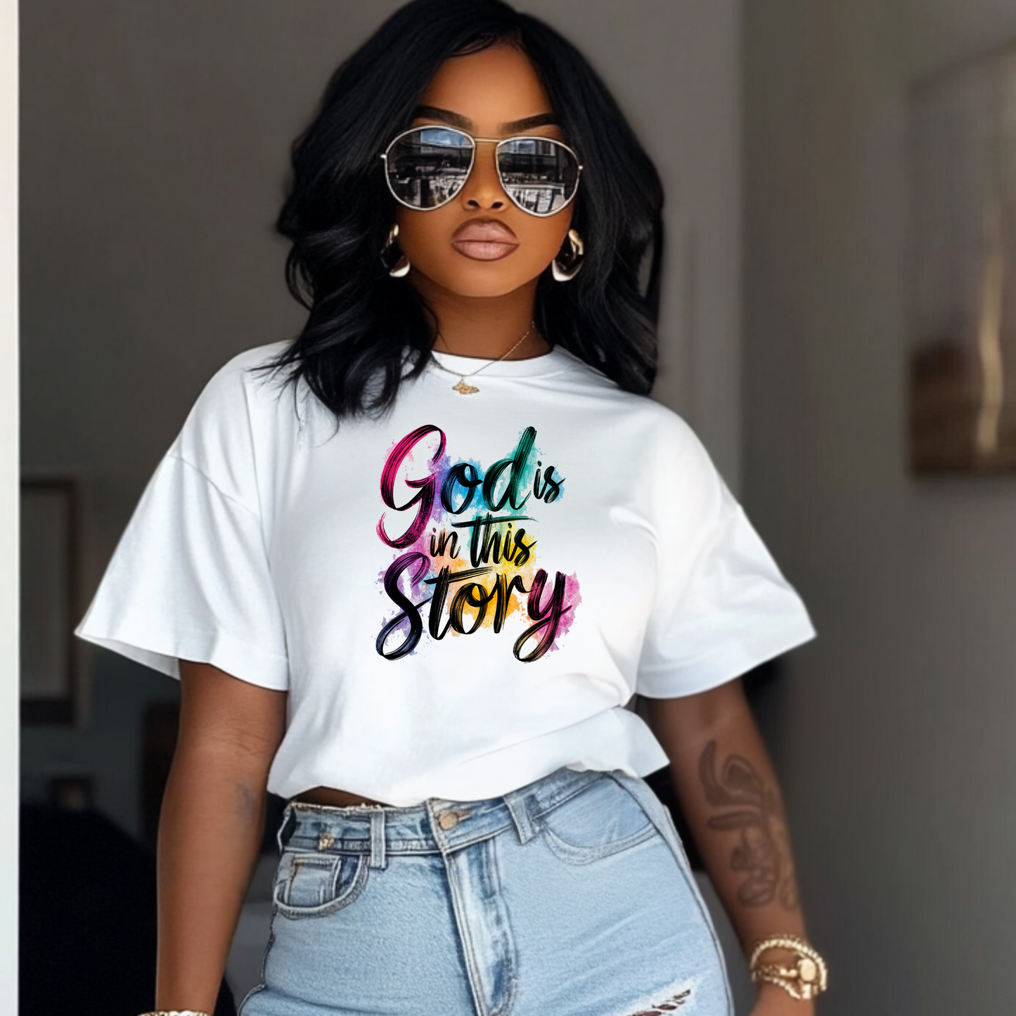 God Is In This Story- DTF Transfer