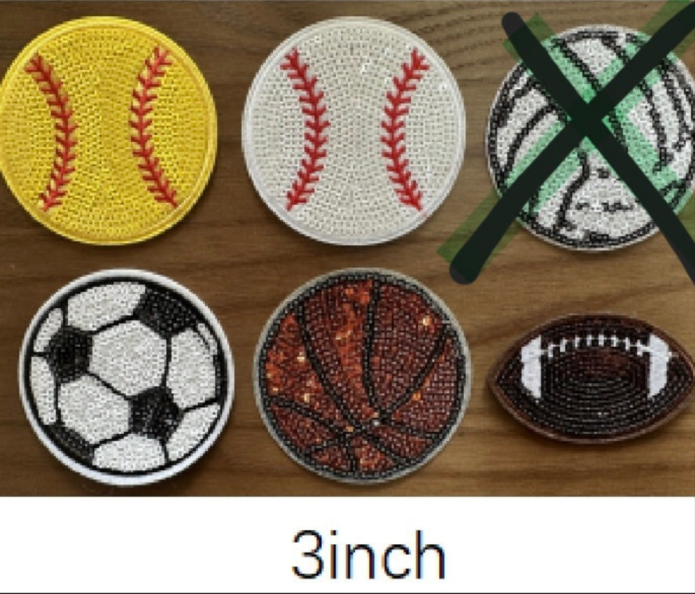 Sports Balls Hat Patch