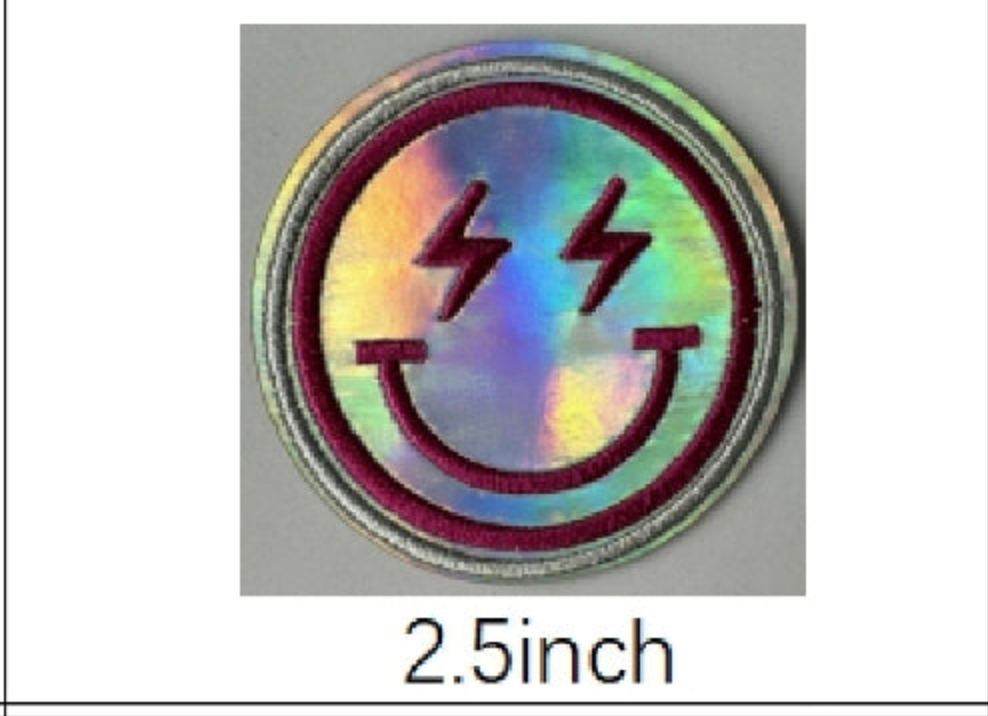 Smiley Face Hat Patch