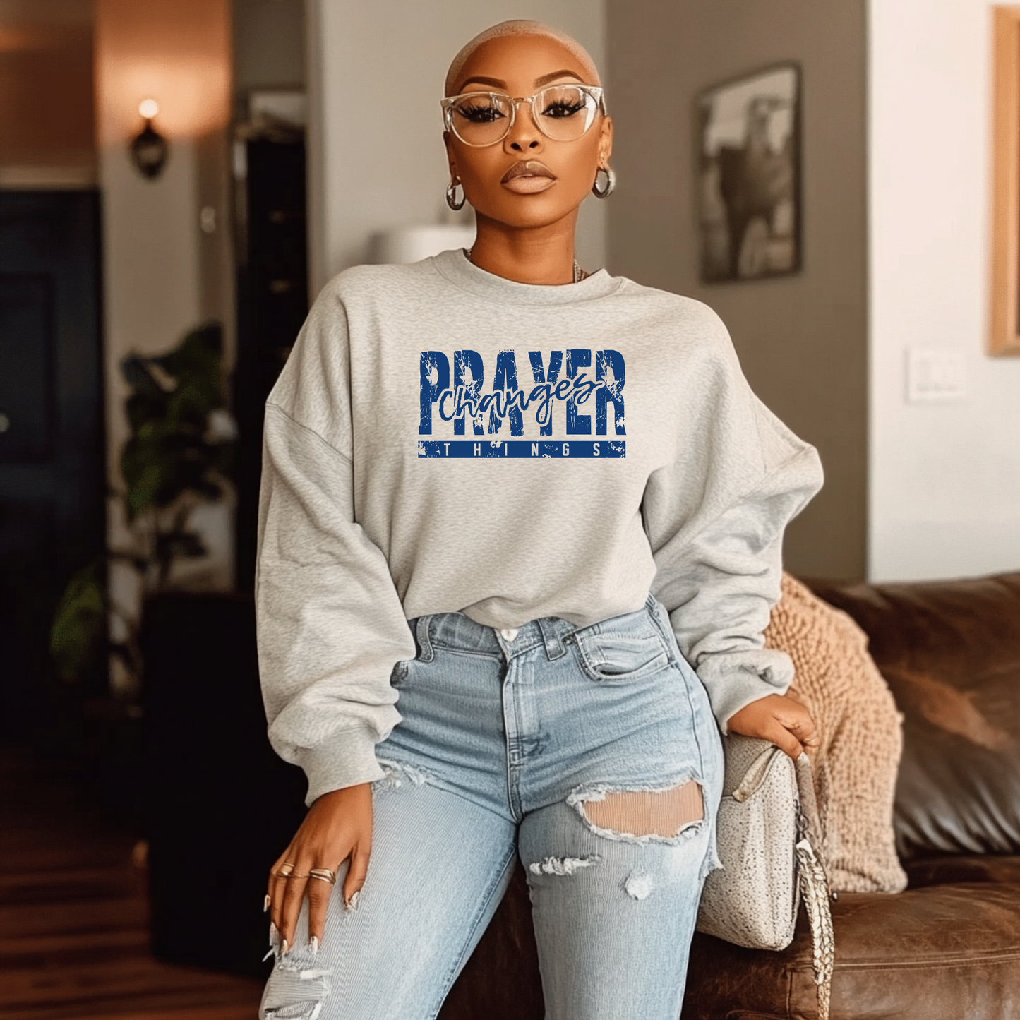 PRAYER CHANGES THINGS- Screen Print Transfer