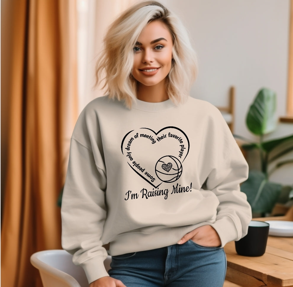 Raising mine basketball - Screen Print Transfer