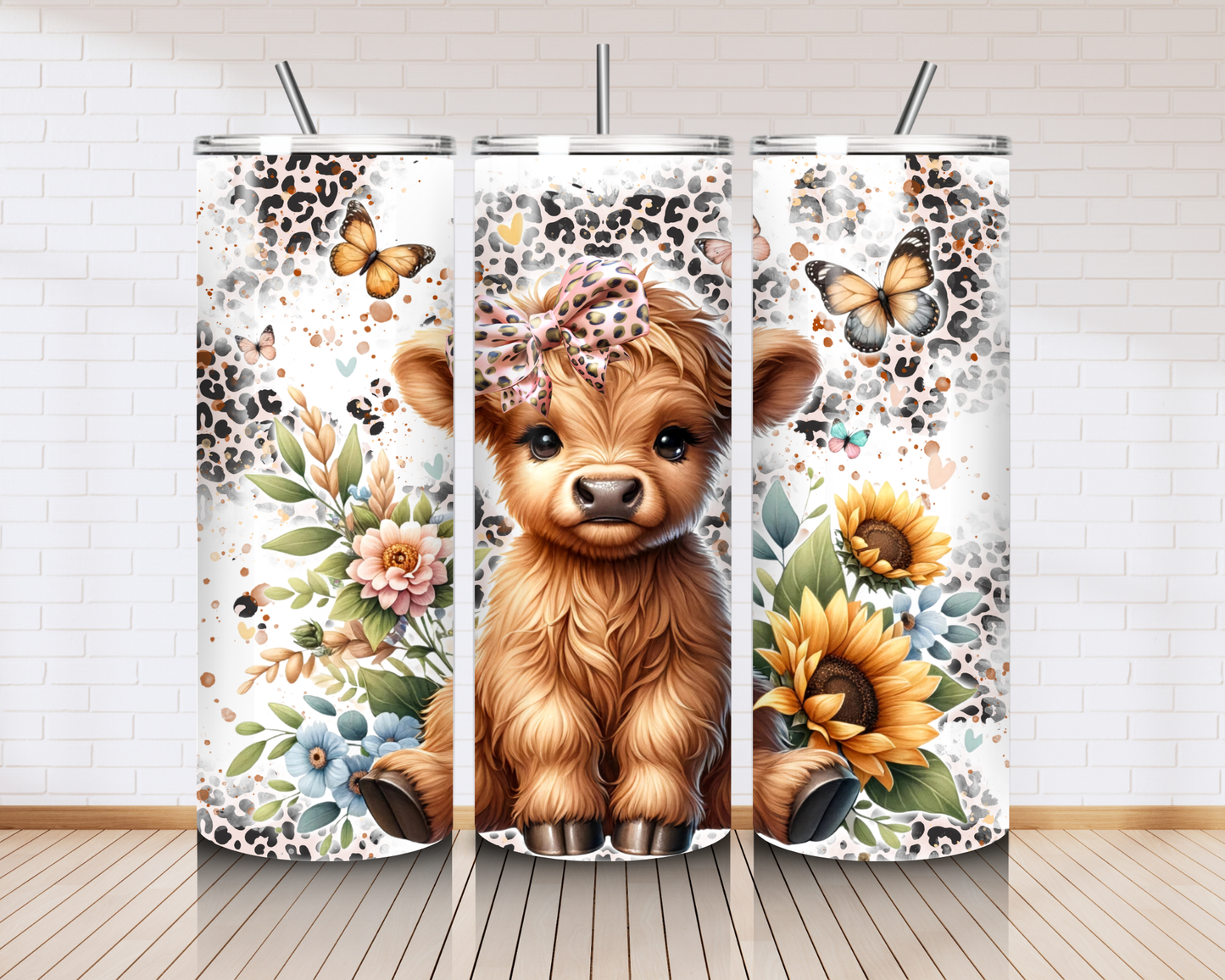 Summer Cow - 20oz Tumbler Wrap