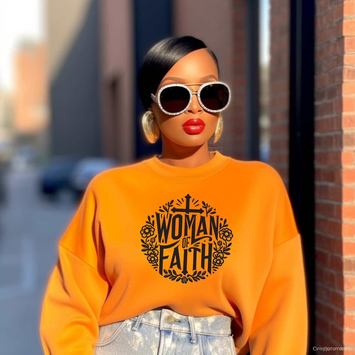 Woman of Faith - Screen Print Transfer