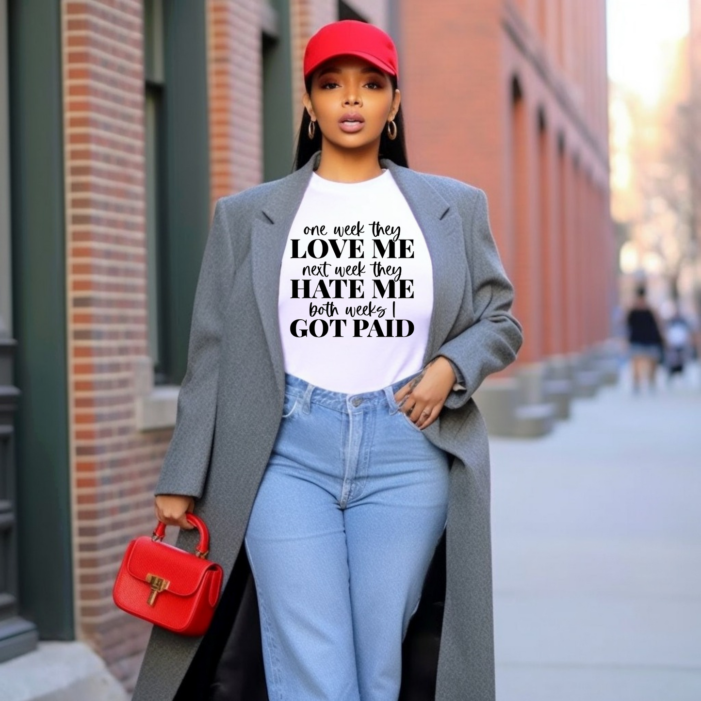 one week they love me - Screen Print Transfer