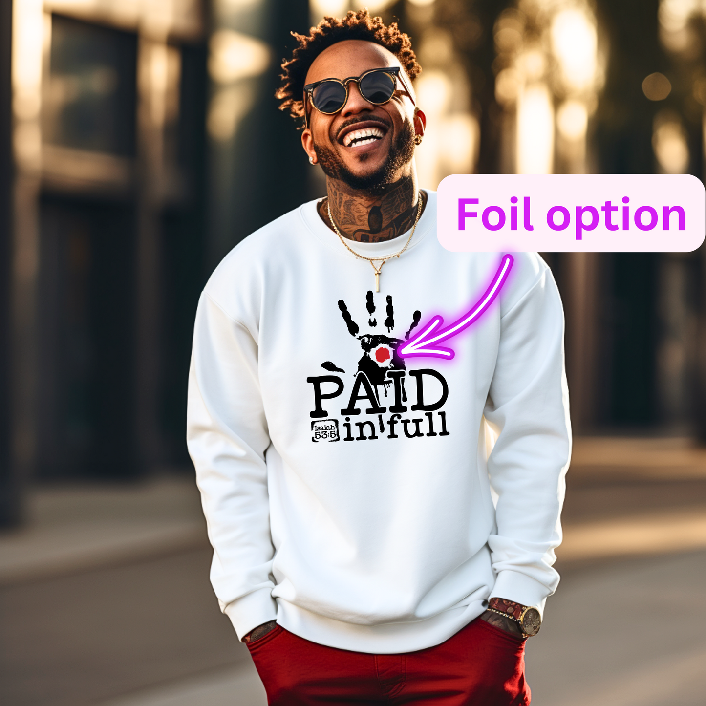 Paid In Full- Screen Print Transfer