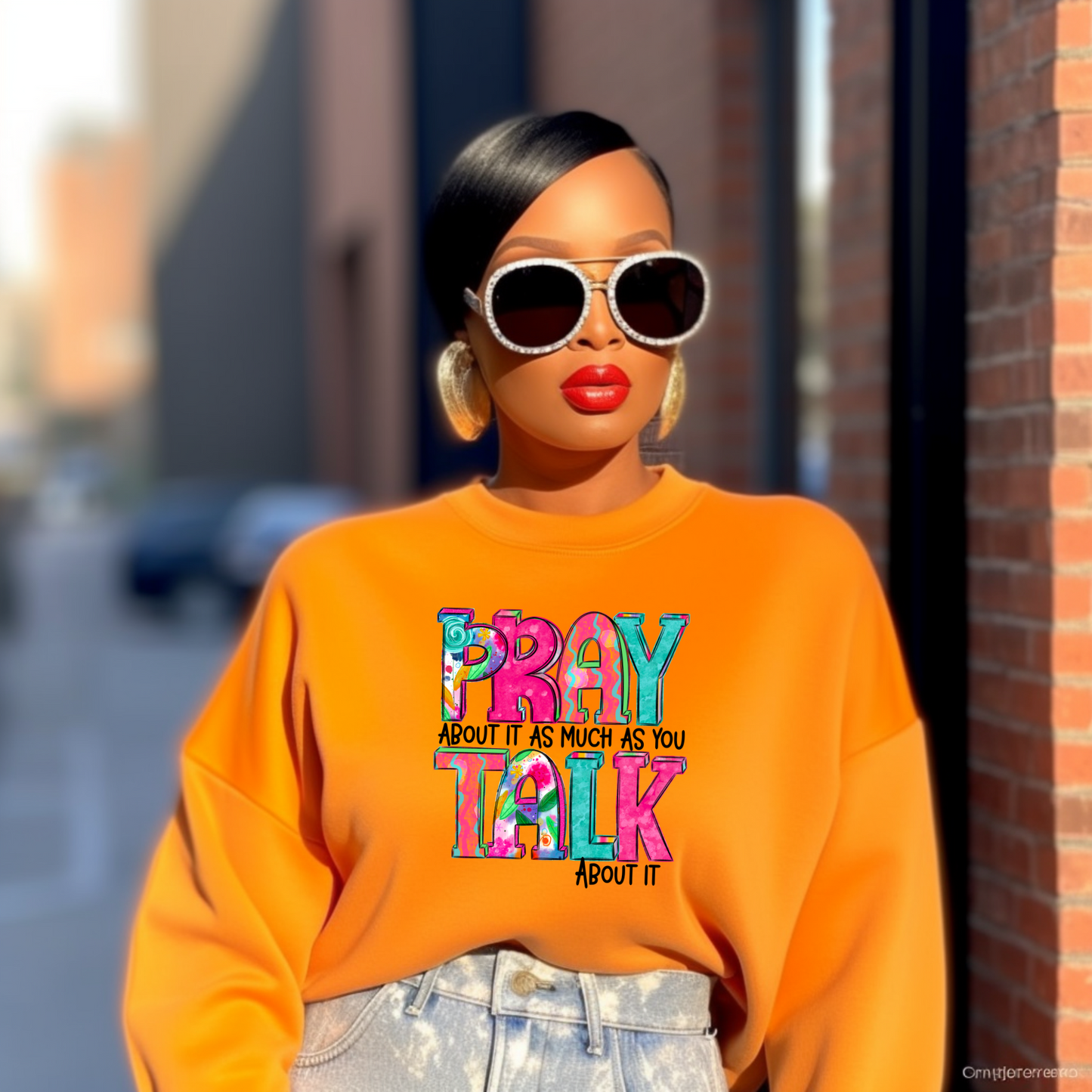 Pray About it - DTF Transfer