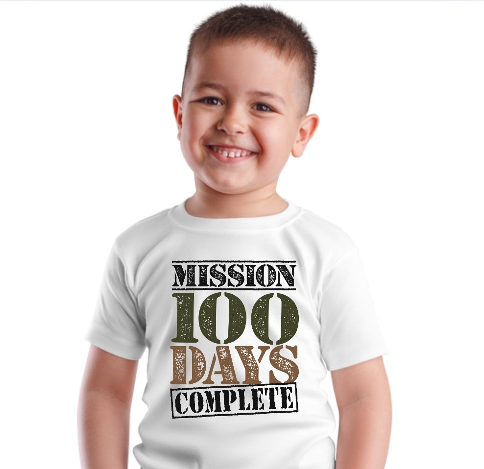 Mission 100 days - DTF Transfer