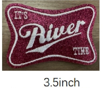 River Time Hat Patch