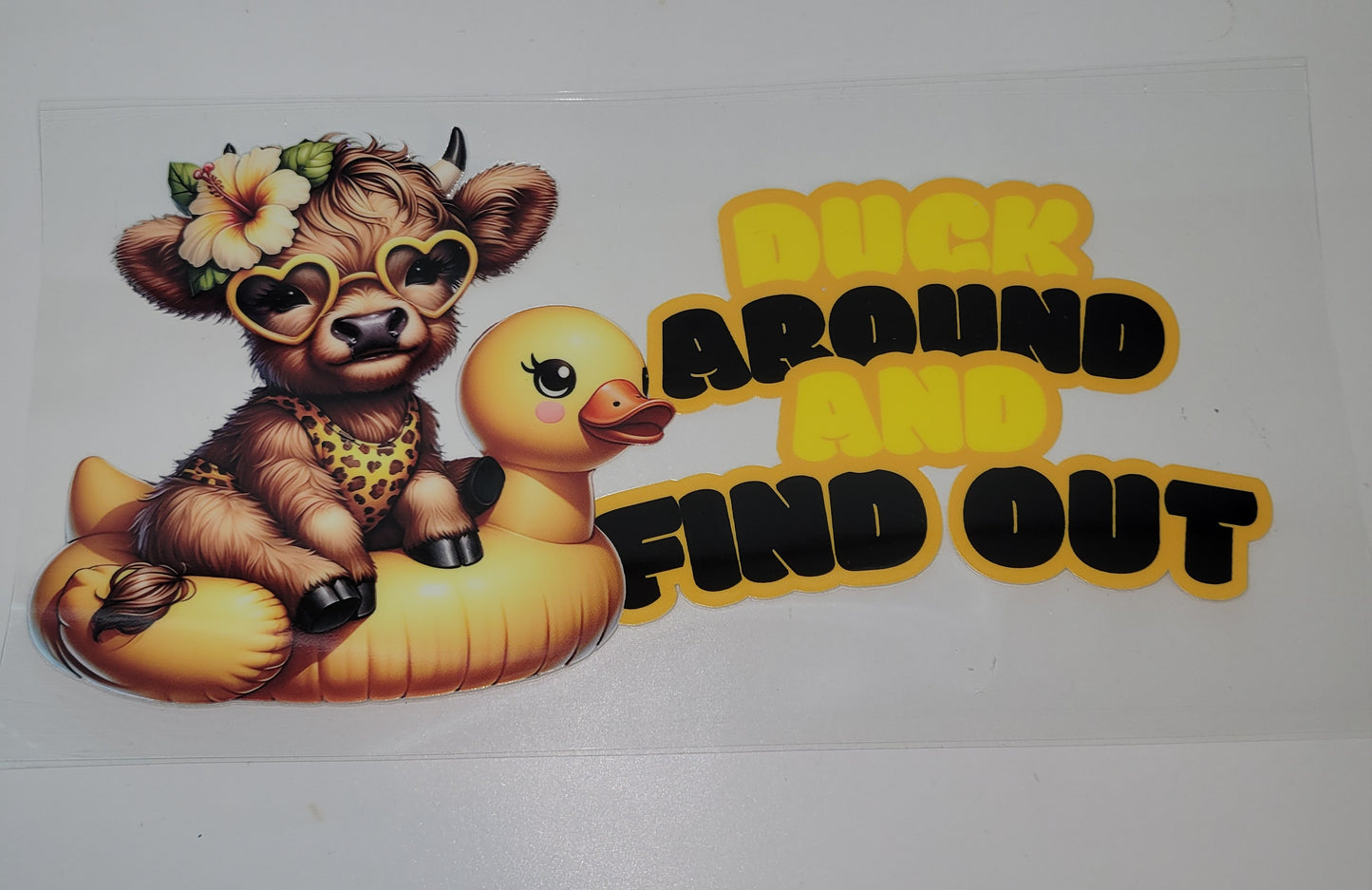 Duck Around UVDTF WRAP