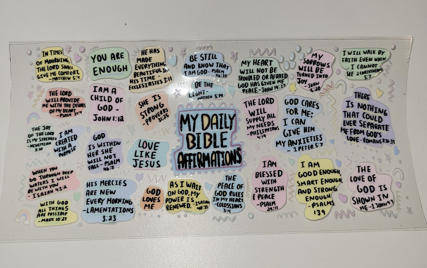 Bible affirmationsUVDTF WRAP