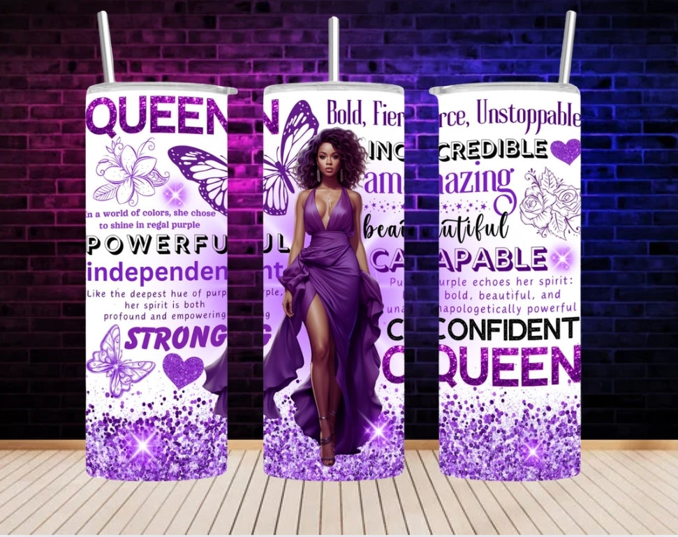 Purple Queen - 20oz Tumbler Wrap