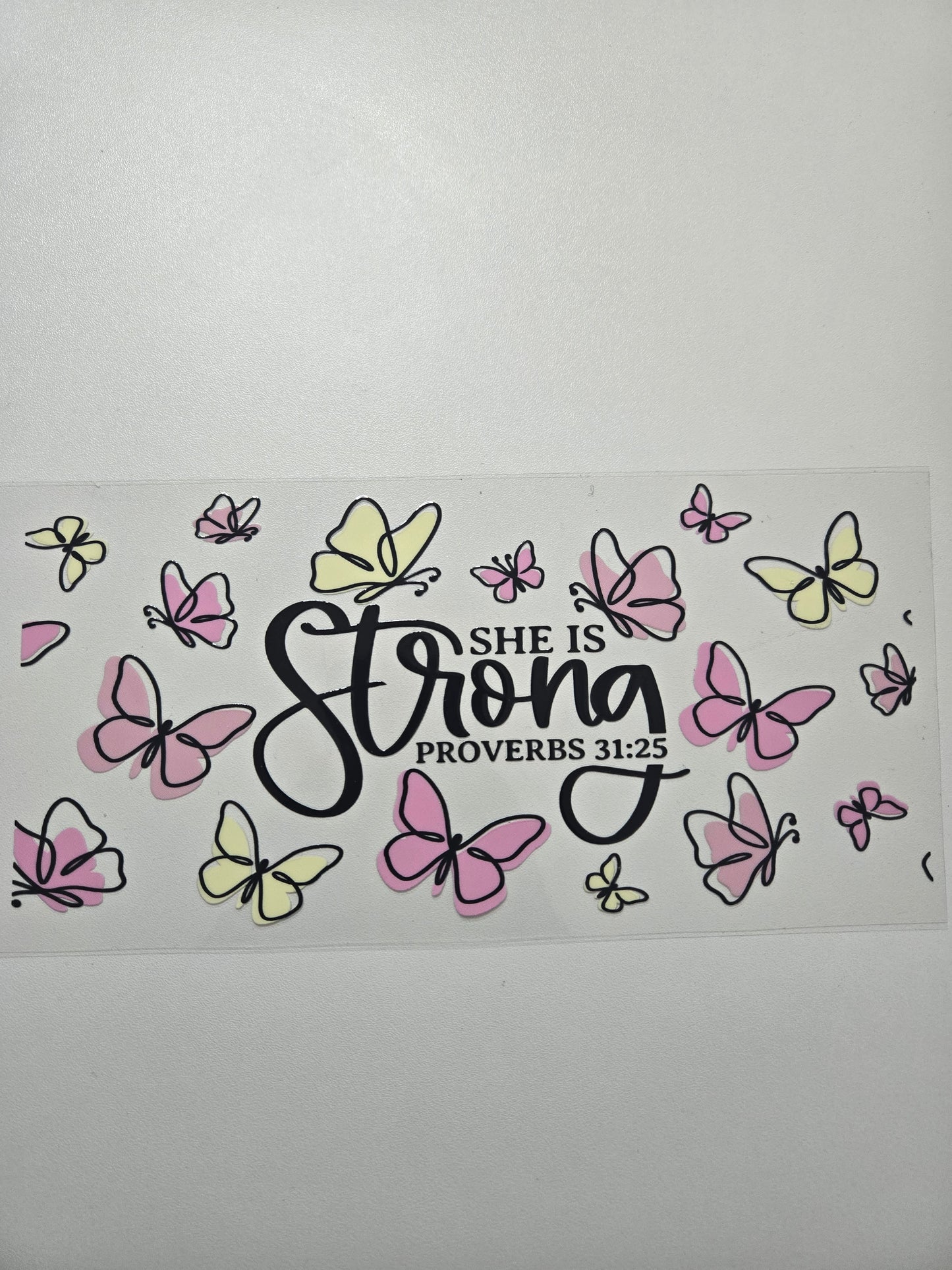 She is Strong UVDTF WRAP