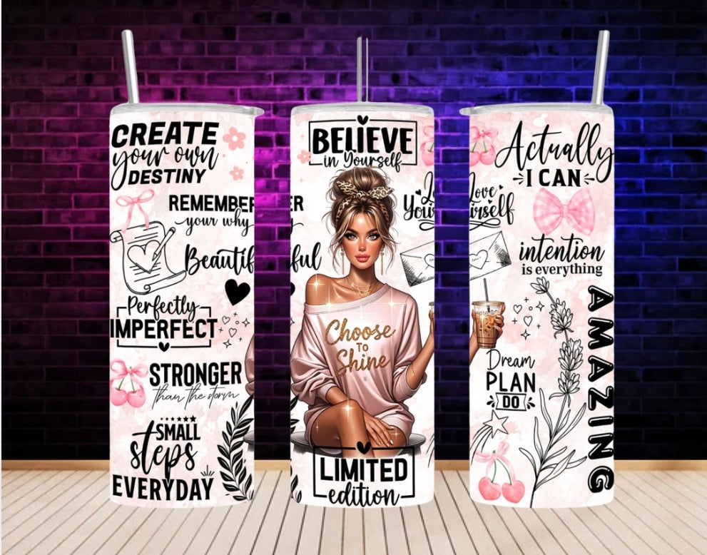 Believe- 20oz Tumbler Wrap