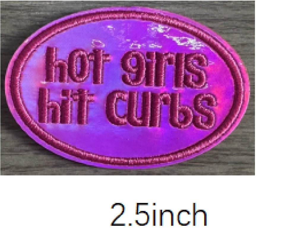 Hot Girls Hat Patch