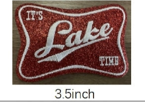 Lake Time Hat Patch