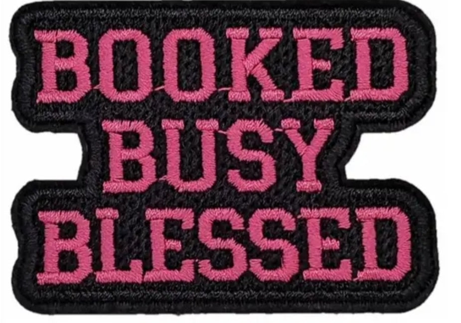 Booked, Busy, Blessed Hat Patch