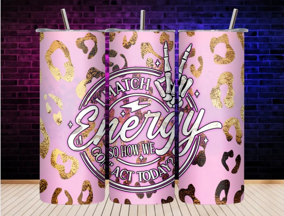 I MATCH ENERGY - 20oz Tumbler Wrap