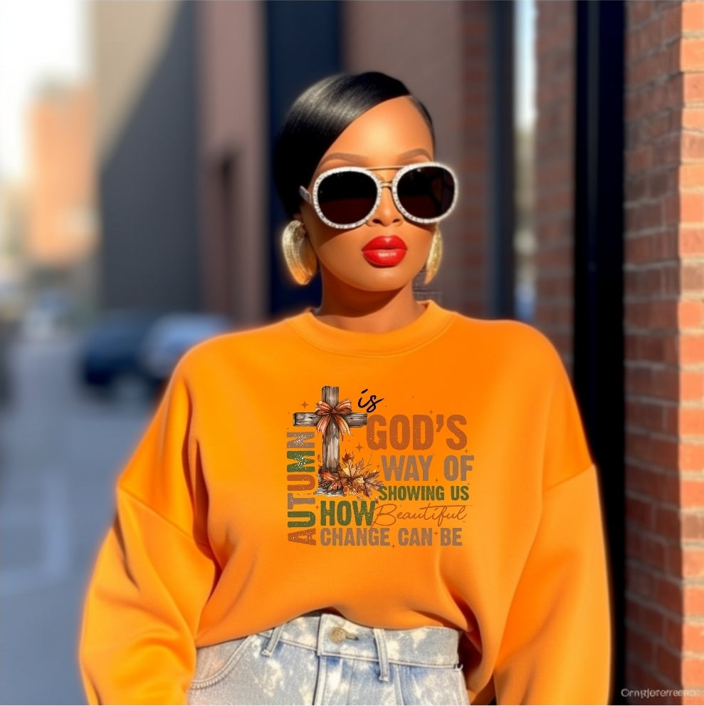 Autumn is God's way- DTF Transfer
