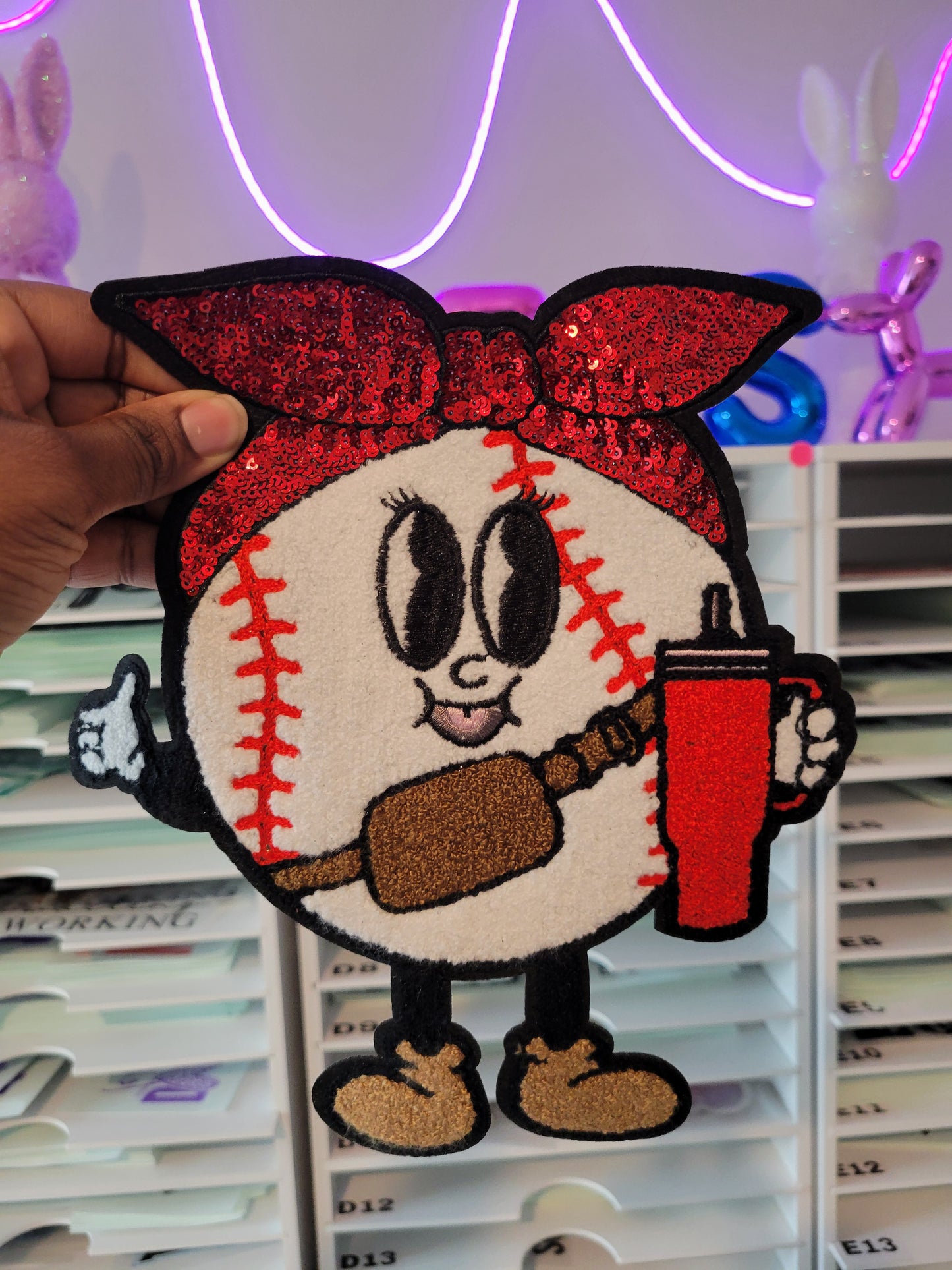 Baseball Cup - Chenille patch