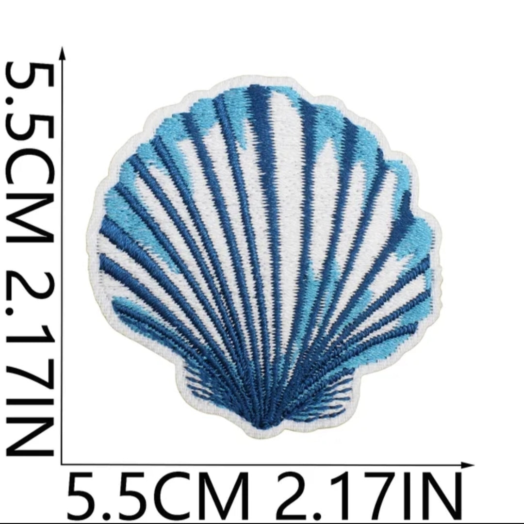 Sea Shells Hat Patch