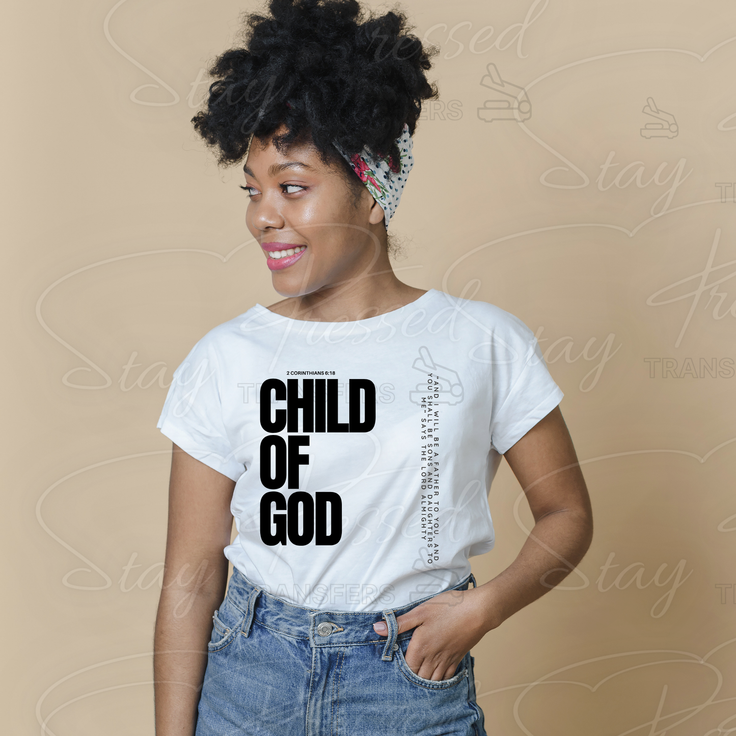 Child of God- Screen Print Transfer