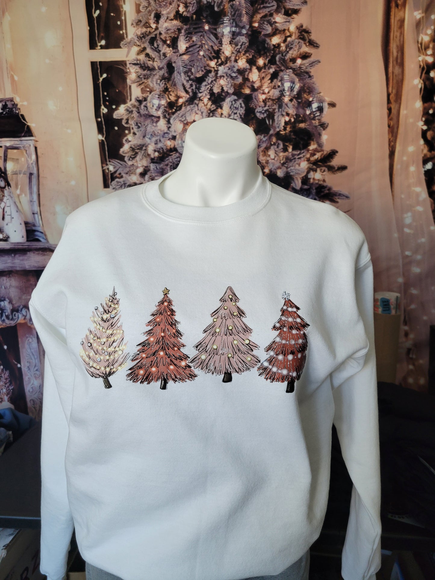 Festive Trees Crewneck