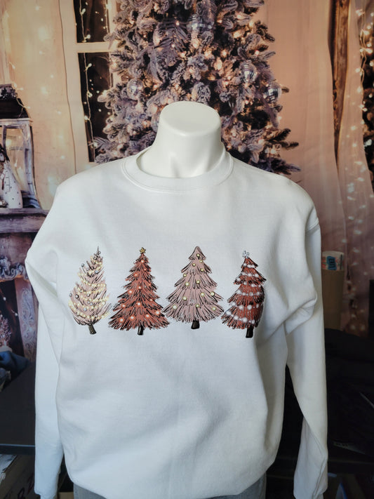 Festive Trees Crewneck