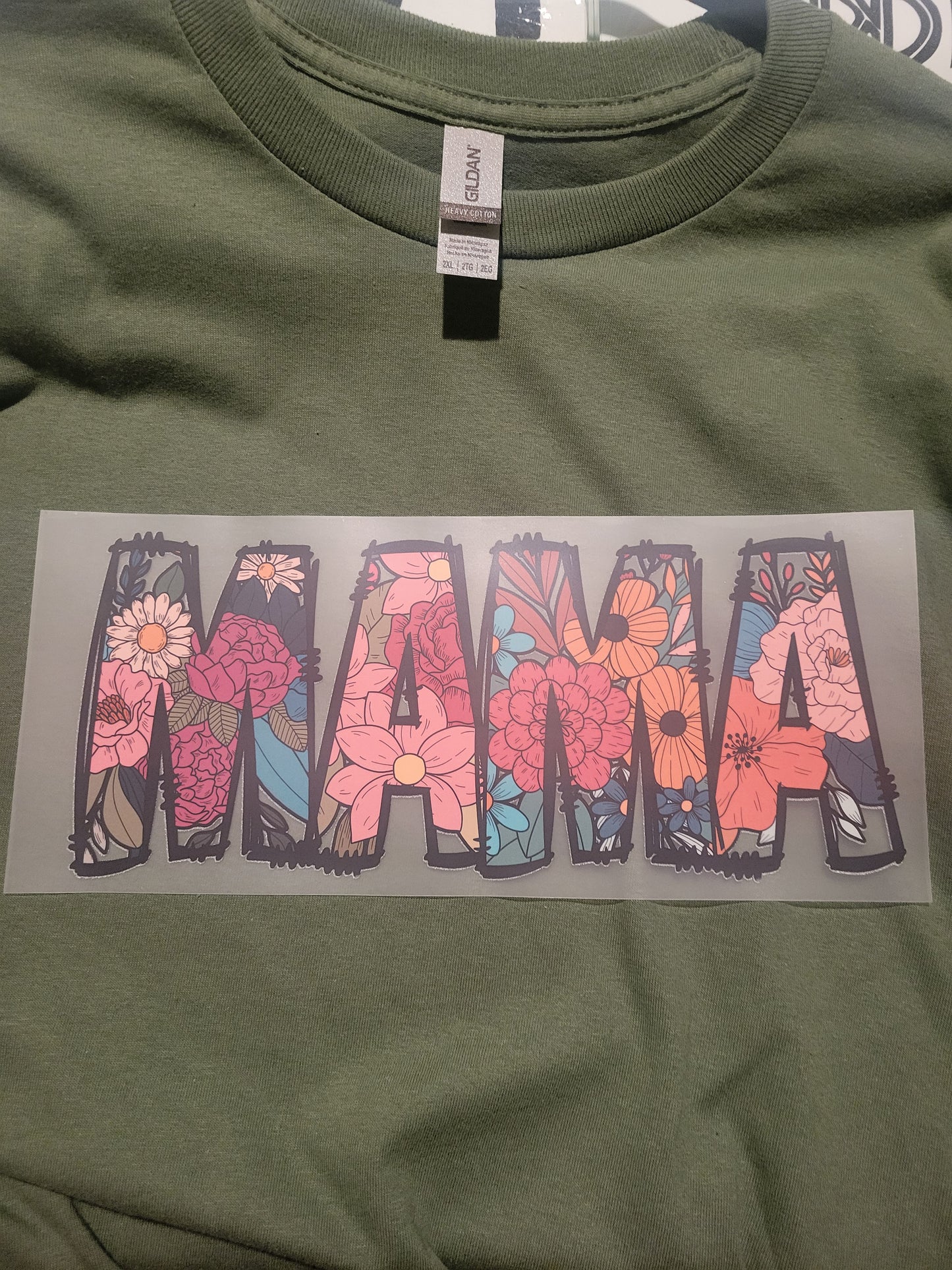 MAMA- Clear Film Screenprint Transfer