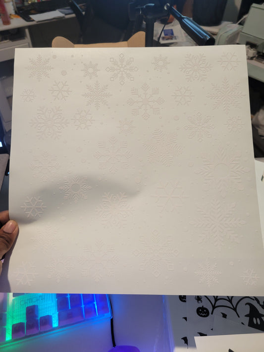 Snowflake Sheet- Screen Print Transfer