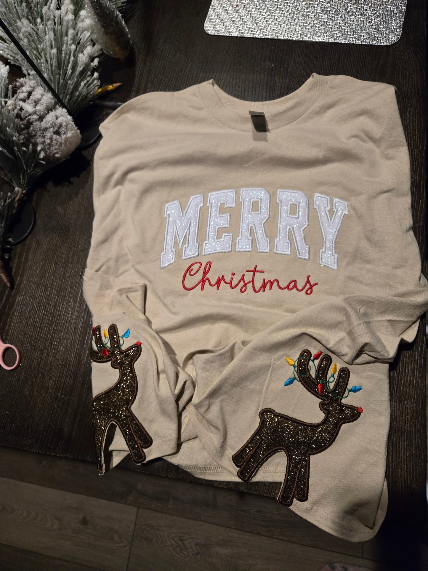 Merry Christmas Deer Top