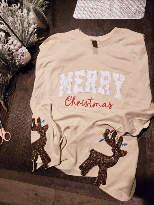 Merry Christmas Deer Top