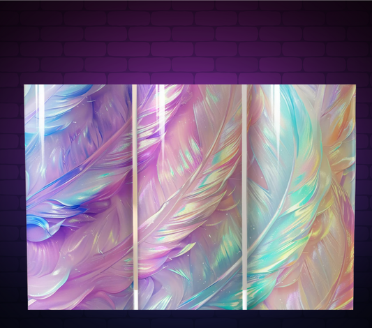 Iridescent Feather - 20oz Tumbler Wrap