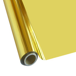 25 Foot Roll of 12" StarCraft Electra Foil -  Bright Gold