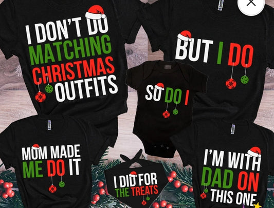 Merry Matching Christmas Crewneck-Adult