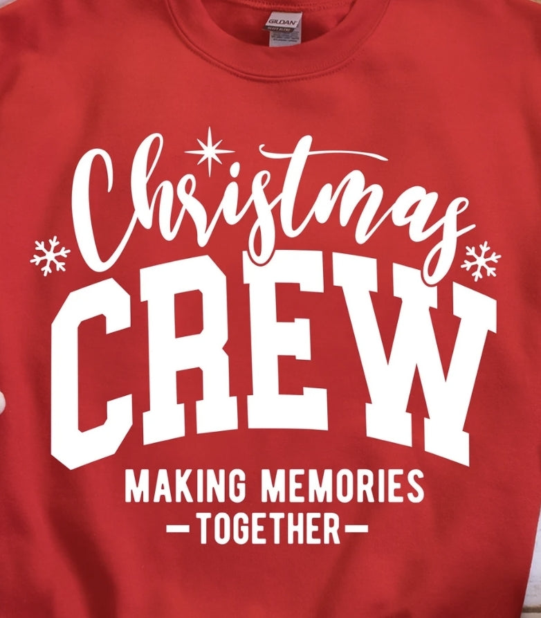 (KID) Christmas Crew- Screen Print Transfers