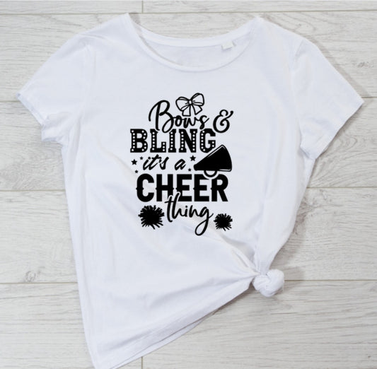 Bling and Cheer - Screen Print Transfer