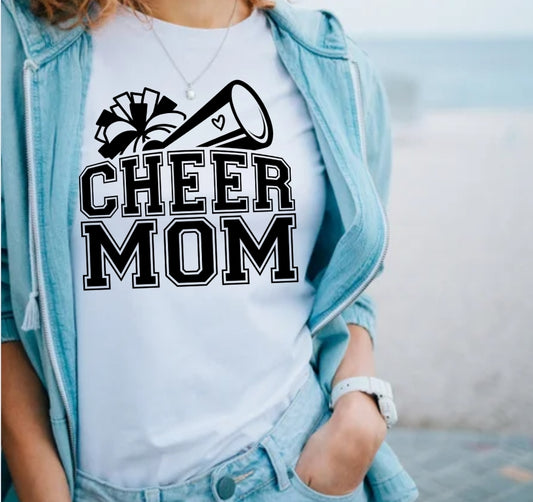 Cheer Mom- Screen Print Transfer