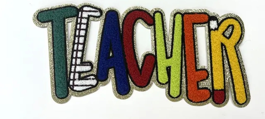 Teacher - Chenille patch