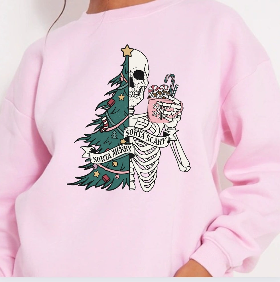 Sorta Merry, Sorta Scary Crewneck