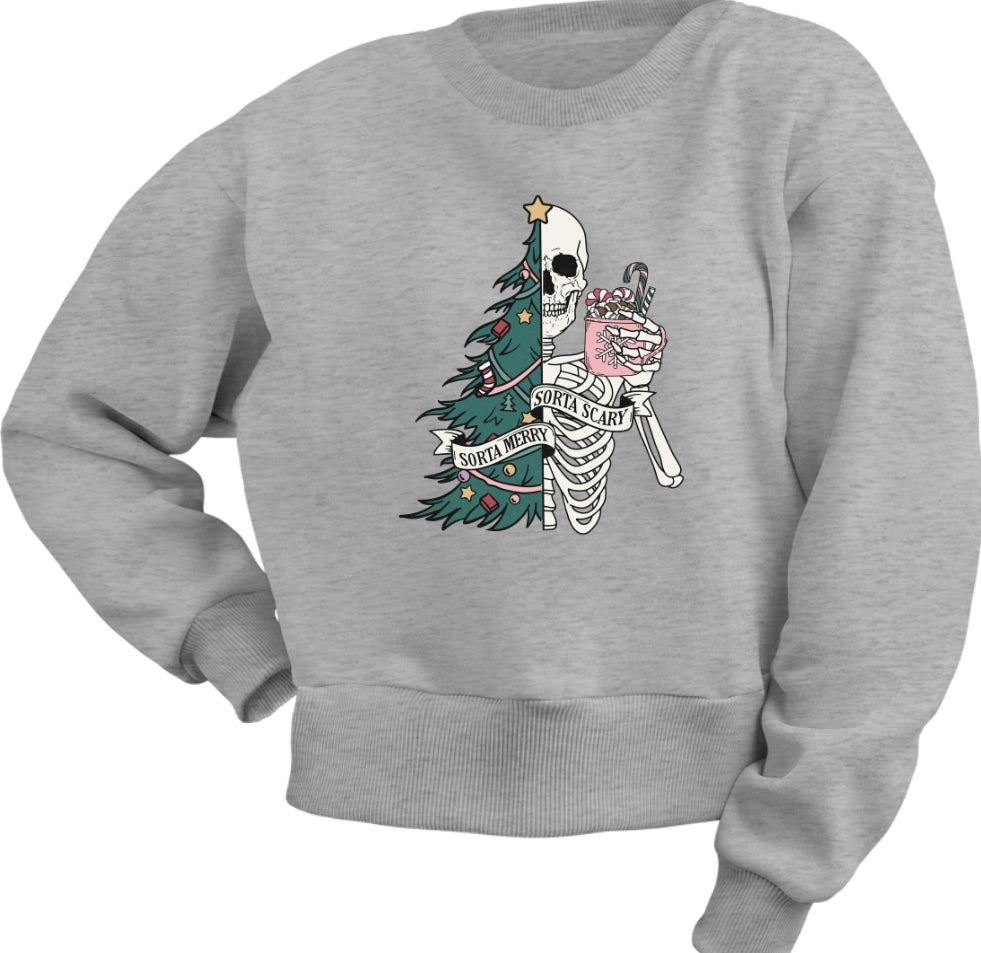 Sorta Merry, Sorta Scary Crewneck