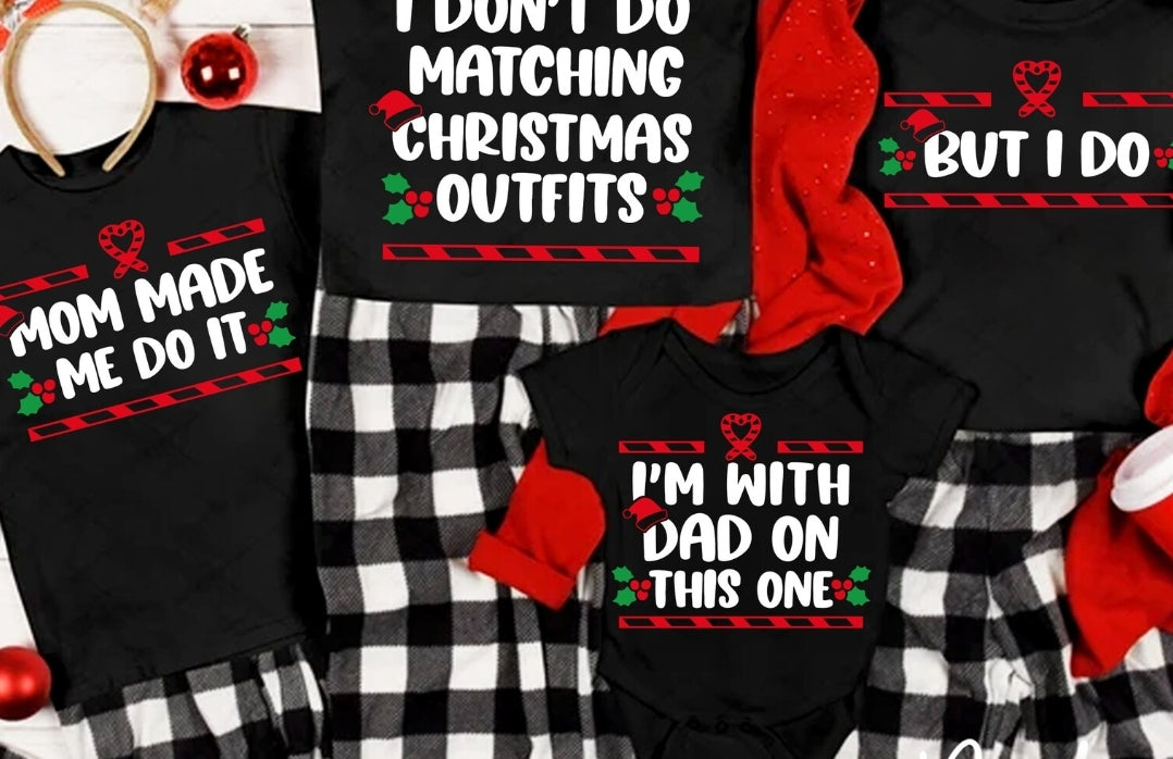 Matching Christmas Shirts-Adult