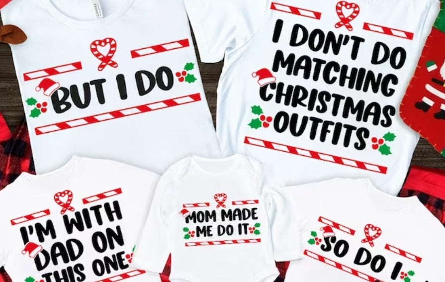 Matching Christmas Shirts-Adult