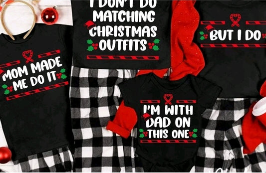 Merry Matching Christmas Shirts-kids